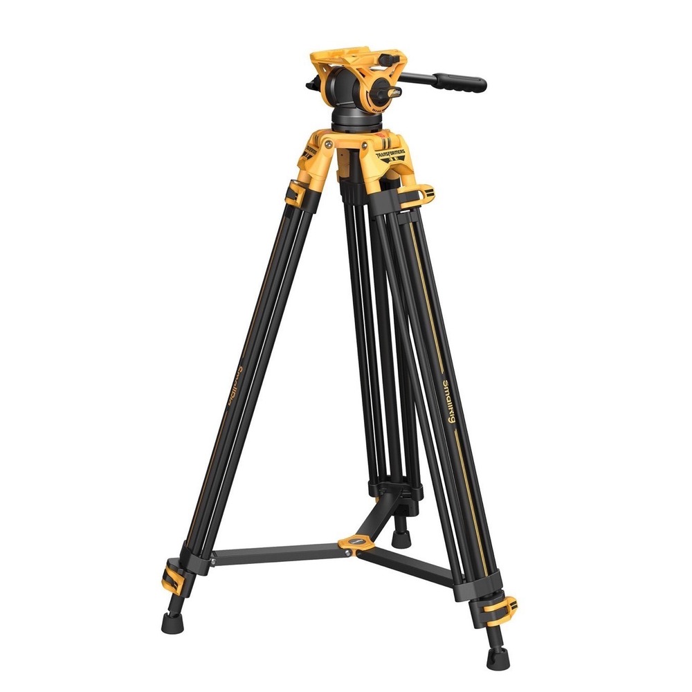 SmallRig AD-01 Heavy-Duty Tripod with Fluid Head (Bumblebee Edition) Yellow NEW